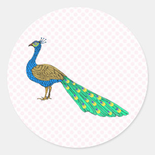 Adesivo Pavão do empacotador