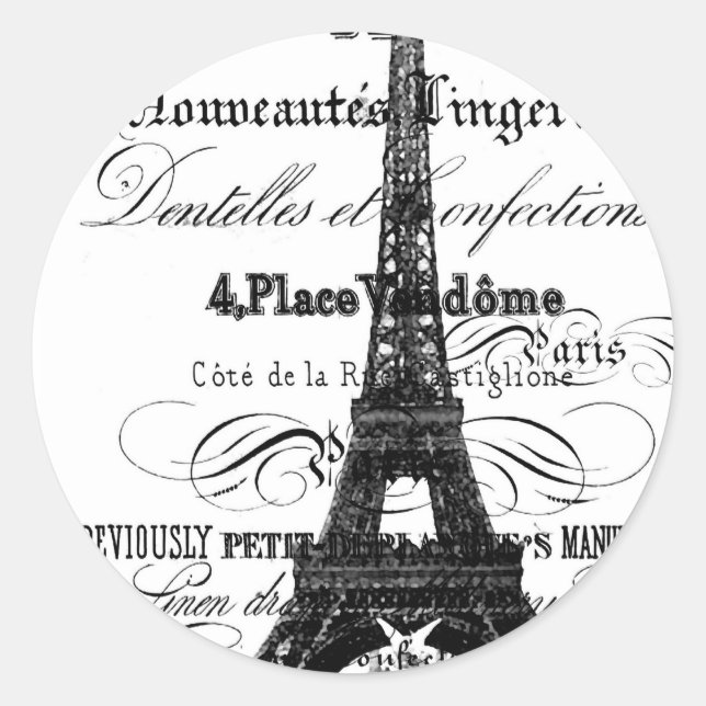 Adesivo Pavilha de torre_envelope Paris_Eiffel (Frente)