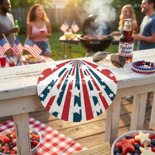 Adesivo Pavilhão Americano Estilizado