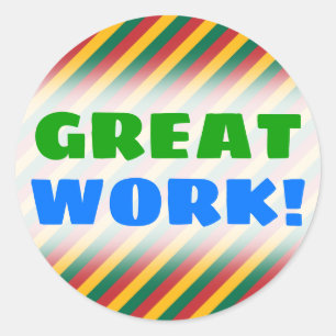 Adesivo Pavilhão do padrão de listras coloridas inspiradas