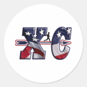 ADESIVO PAVILHÃO PATRIÓTICA DOS EUA DO CROSS