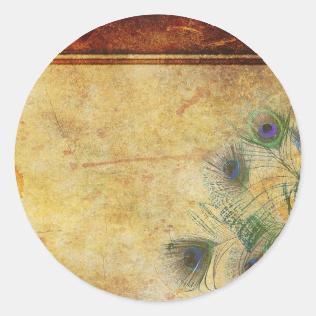 Adesivo Pavock Feather Envelope Seal (Frente)