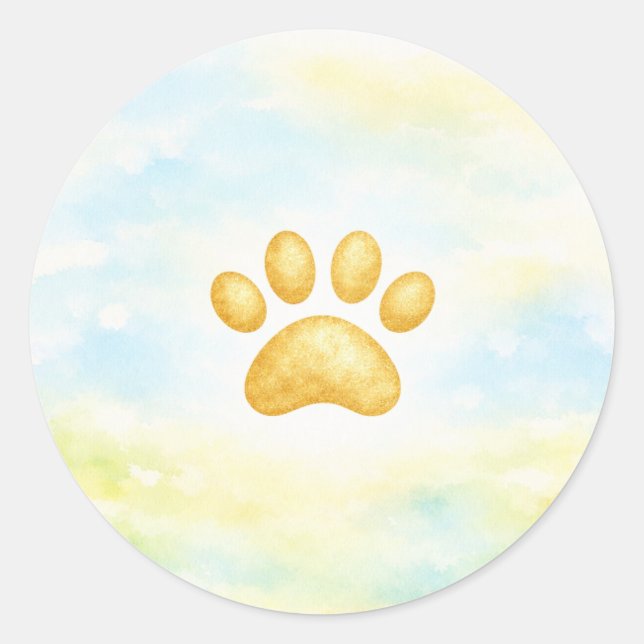 Adesivo Paw Print Sticker (Frente)