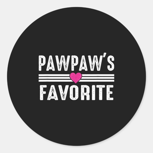 Adesivo Pawpaw's Favorite  (Frente)