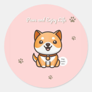 Adesivo Paws and Enjoy Life Stickers