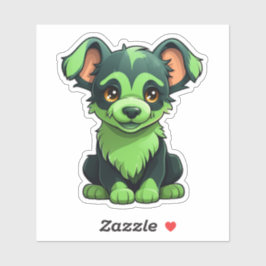 Adesivo Paws in Action: Energetic Dog Stickers for Adventu