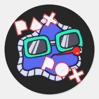 Adesivo Pax Pox Round Sticker