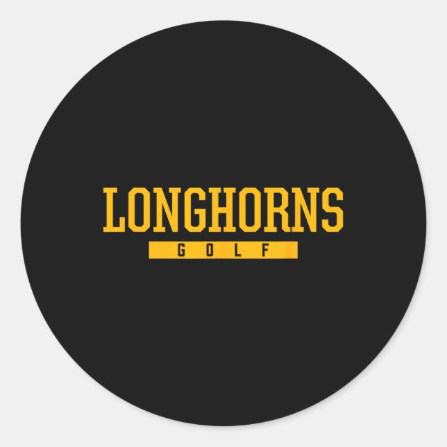 Adesivo Payson Longhorns Golf Hs  (Frente)