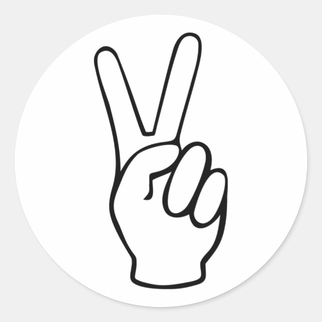 Adesivo paz (Frente)