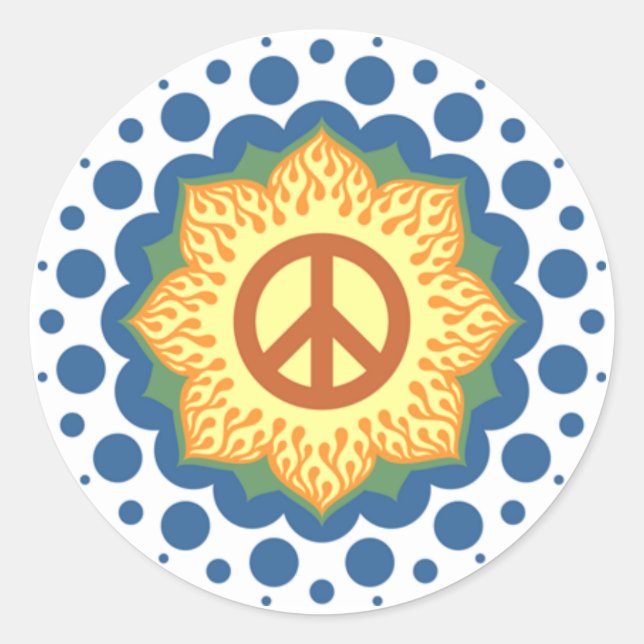 Adesivo paz (Frente)