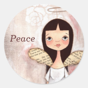 Adesivo Paz - Angel Stickers