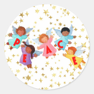 Adesivo Paz com os Anjos