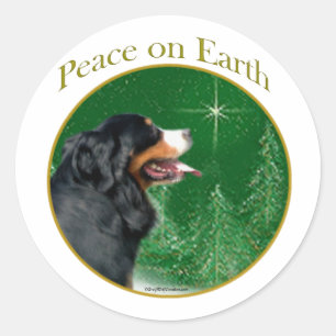 Adesivo Paz de Cão das Montanhas Bernês