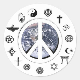 Adesivo Paz de mundo