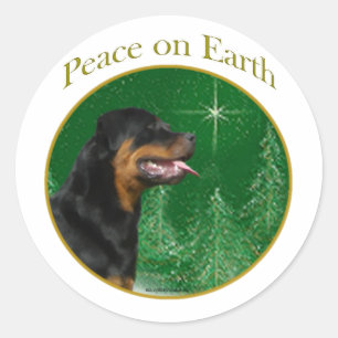Adesivo Paz de Rottweiler