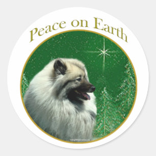 Adesivo Paz do Keeshond