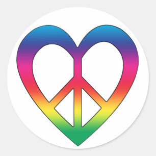 Adesivo Paz e Amor