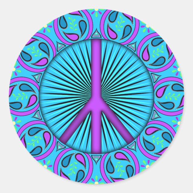 Adesivo Paz ~ Folha (Frente)