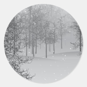 Adesivo Paz na Cena de Neve da Cinza Terra