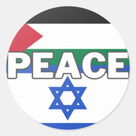 Adesivo Paz na Palestina