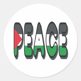 Adesivo Paz na Palestina