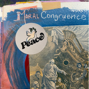 Adesivo Paz na Terra design