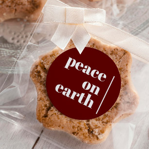 Adesivo Paz na Terra Natal Minimalista