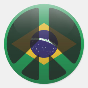 Adesivo Paz no Brasil