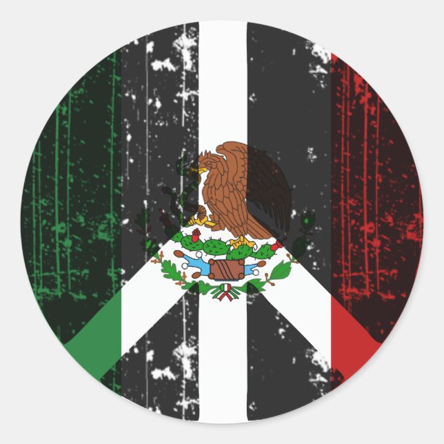 Adesivo Paz No México (Frente)