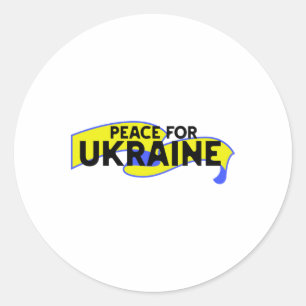 Adesivo Paz Para A Ucrânia