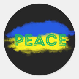 Adesivo PAZ para a Ucrânia Sem guerra anti-guerra ucranian