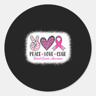 Adesivo Paz Sangrenta Amor Curva Leopard Cancer Awa
