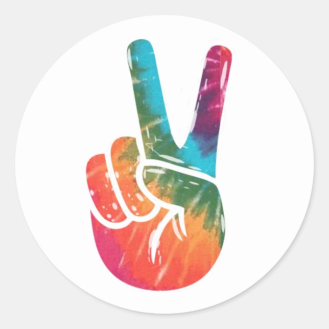 ADESIVO PAZ, SINAL DE PAZ (Frente)