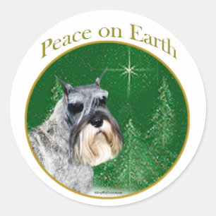 Adesivo Paz Standard Schnauzer