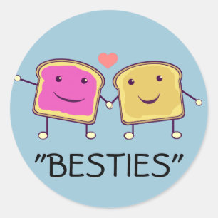 Adesivo PBJ Besties
