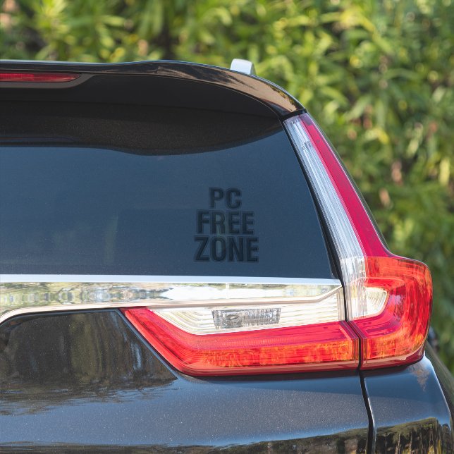 Adesivo PC Free Zone contour sticker (Lado do carro)