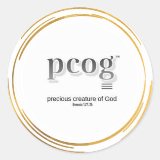 Adesivo pcog, words & scriptureGOLD WHISPY CIRCLES sticker