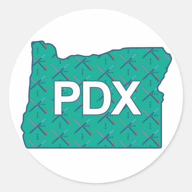 Adesivo PDX Portland Airport Carpet Sticker (Frente)