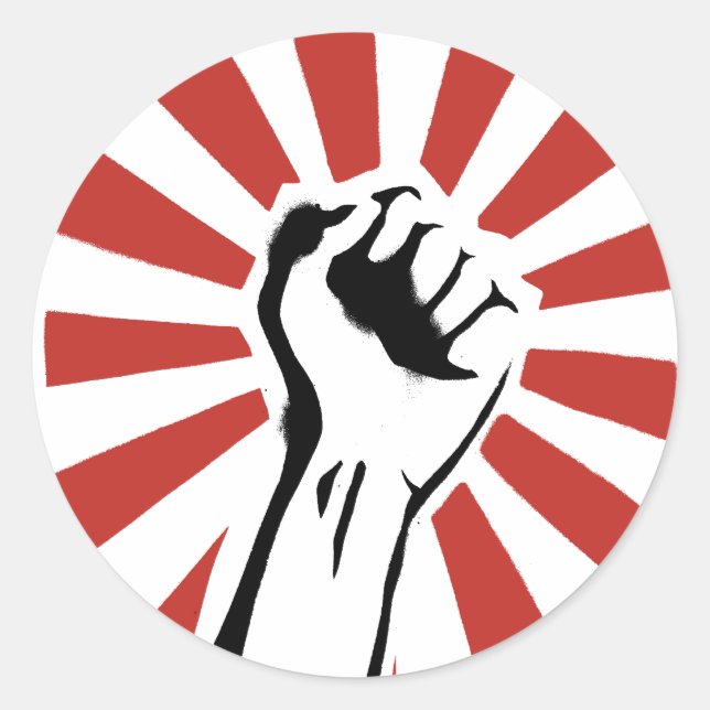 Adesivo Pé da revolução (Frente)