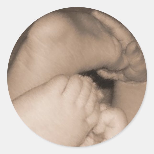 Adesivo Pé de Bebê (Frente)