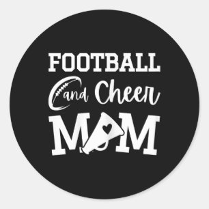 Adesivo Pé E Mãe de Torcida Azul Royal Cheerleading