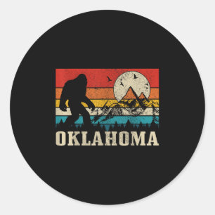Adesivo Pé Grande de Oklahoma Montanhas Vintage Caminhada