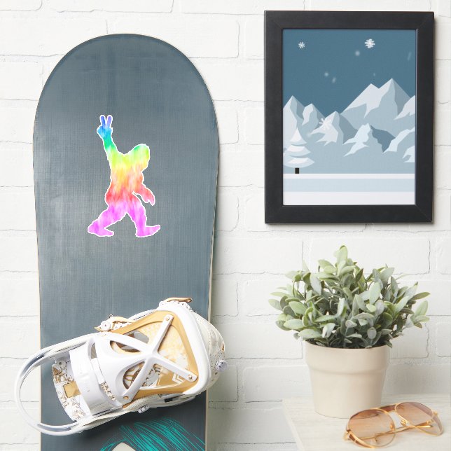 Adesivo Pé Grande do Amor pela Paz (Prancha de snowboard)