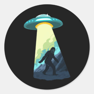 Adesivo Pé Grande É Uma Alienígena De Um Ufo