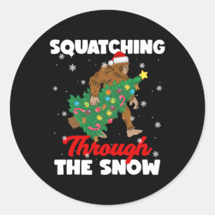 Adesivo Pé Grande Esmagando Através Do Sasquatch Chri Da N