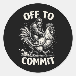 Adesivo Pé Grande Montado em Frango Para Fazer Sasquatch E