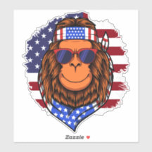Pé Grande Patriota Hippie 4 de Julho
