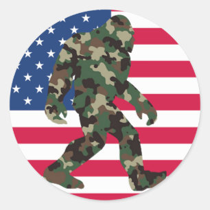 Adesivo Pé Grande Sasquatch Camo