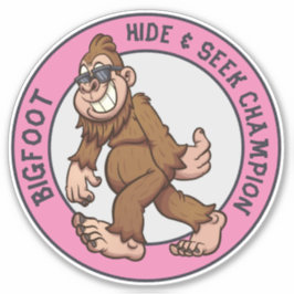 Adesivo Pé Grande | Sasquatch (Editável)