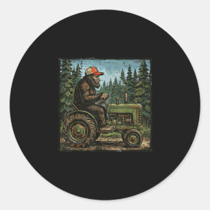 Adesivo Pé grande sasquatch trator fazenda engraçada agric